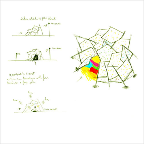 RAINBOW'S HOUSE - light art