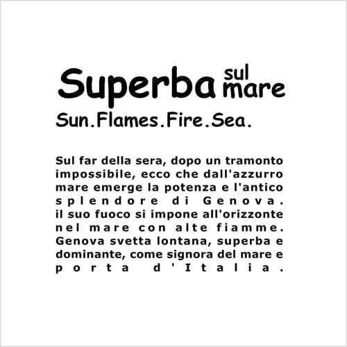 SUPERBA SUL MARE - lighting design