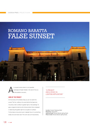 LEDinArt international - Romano Baratta. False Sunset