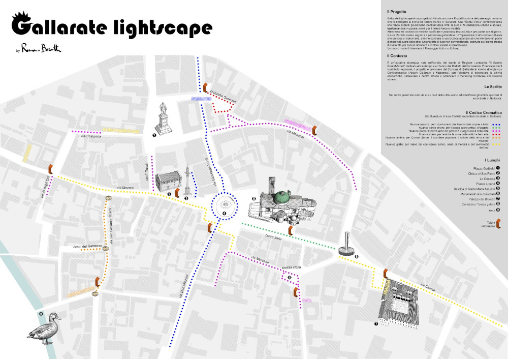 Mappa | Gallarate Lightscape