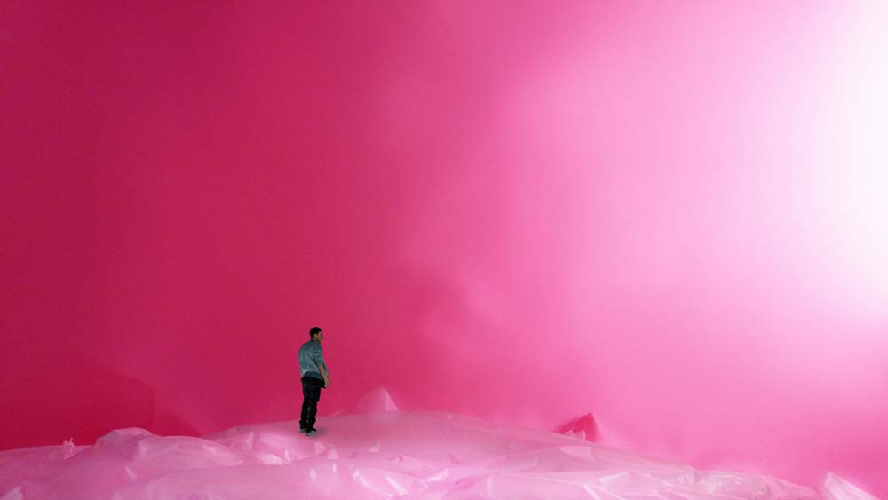 Another World. False Climate | light art