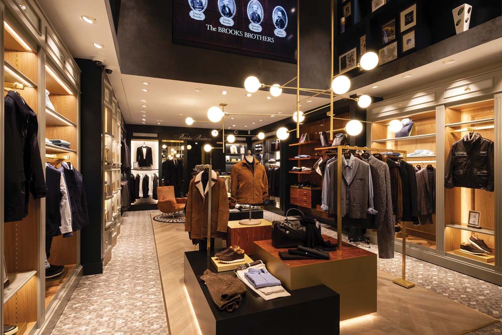 Brooks Brothers | lighting design