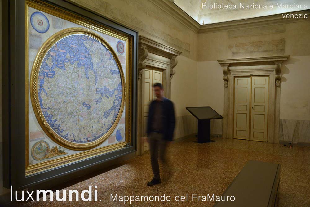 LuxMundi. Mappamondo di Fra Mauro | progetto di lighting design