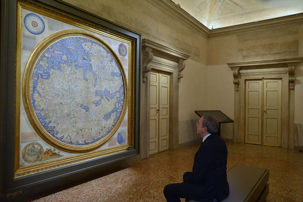 LuxMundi. Mappamondo di Fra Mauro | progetto di lighting design