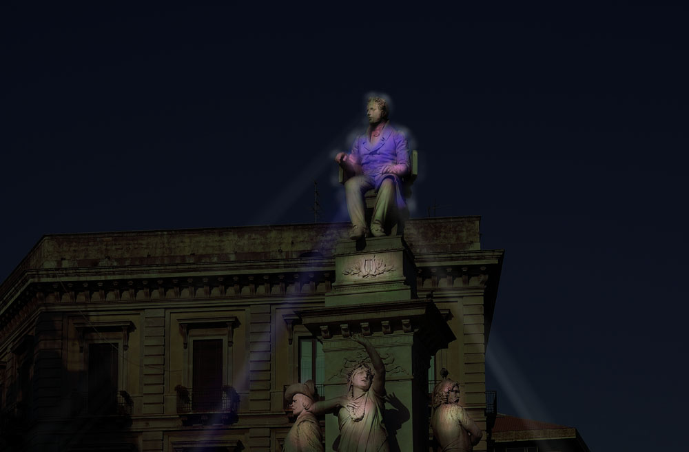 No Grayness. Statues's Light. | lighting design