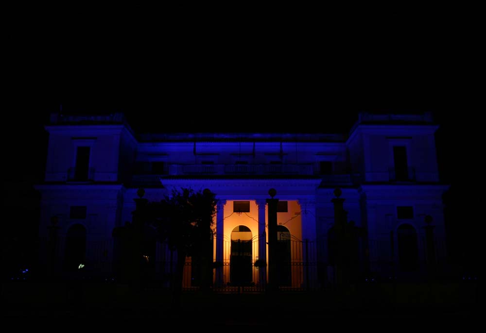 Sunmoonarchitecture. False Sunset | light art