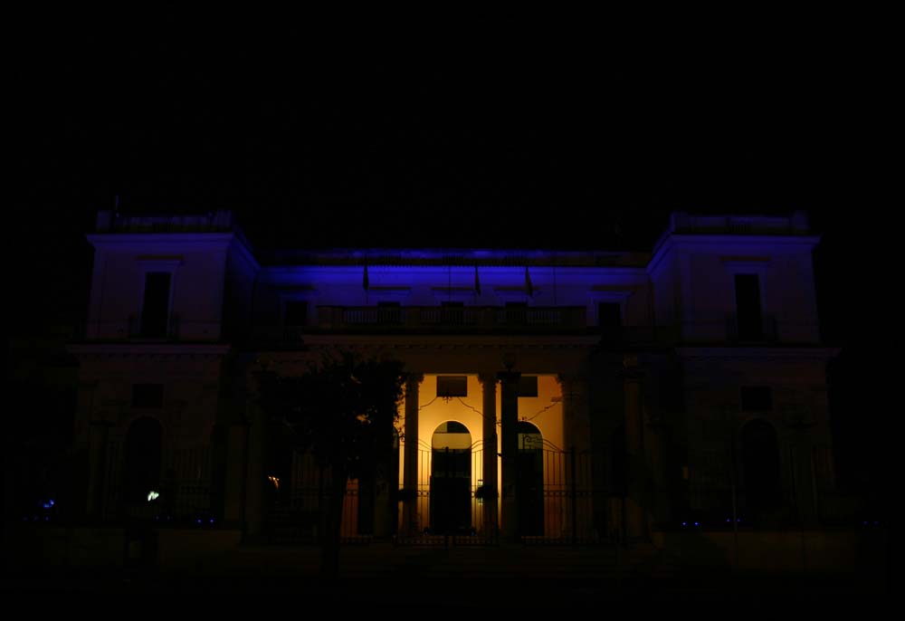 Sunmoonarchitecture. False Sunset | light art